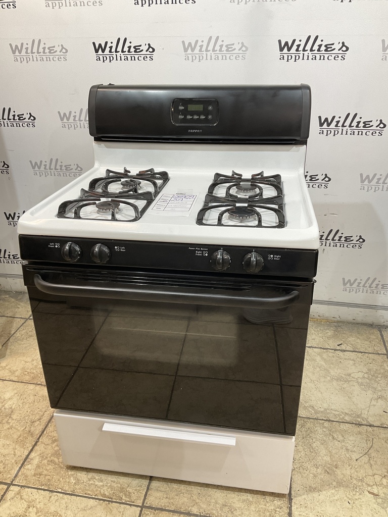 Tappan Used Natural Gas Stove 30inches (White/black)