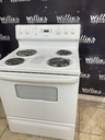 Hotpoint Used Electric Stove 220volts (40/50 AMP) 30inches {no cord} (White) 