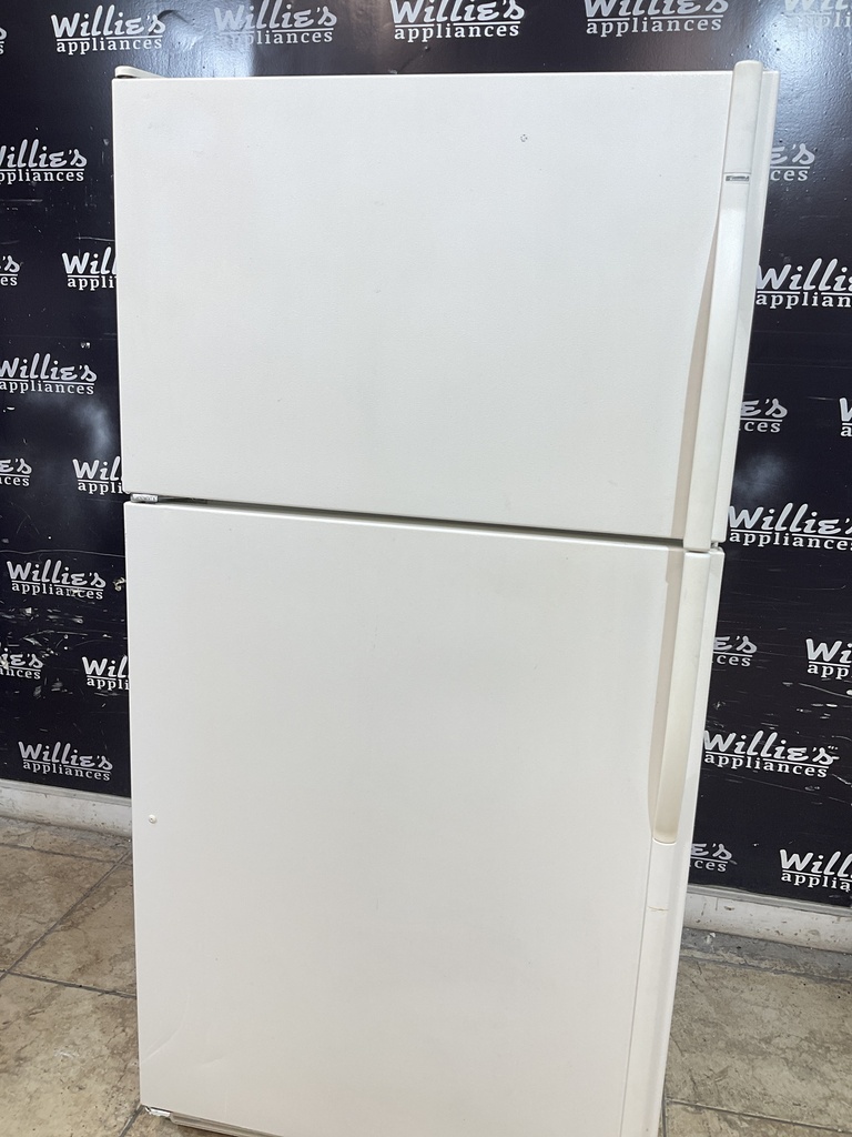 Kenmore Used Refrigerator Top and Bottom 33x65 1/2” (White) 