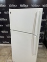 Ge Used Refrigerator Top and Bottom 28x61 1/2” (White) 
