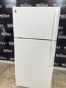 Ge Used Refrigerator Top and Bottom 28x61 1/2” (White) 