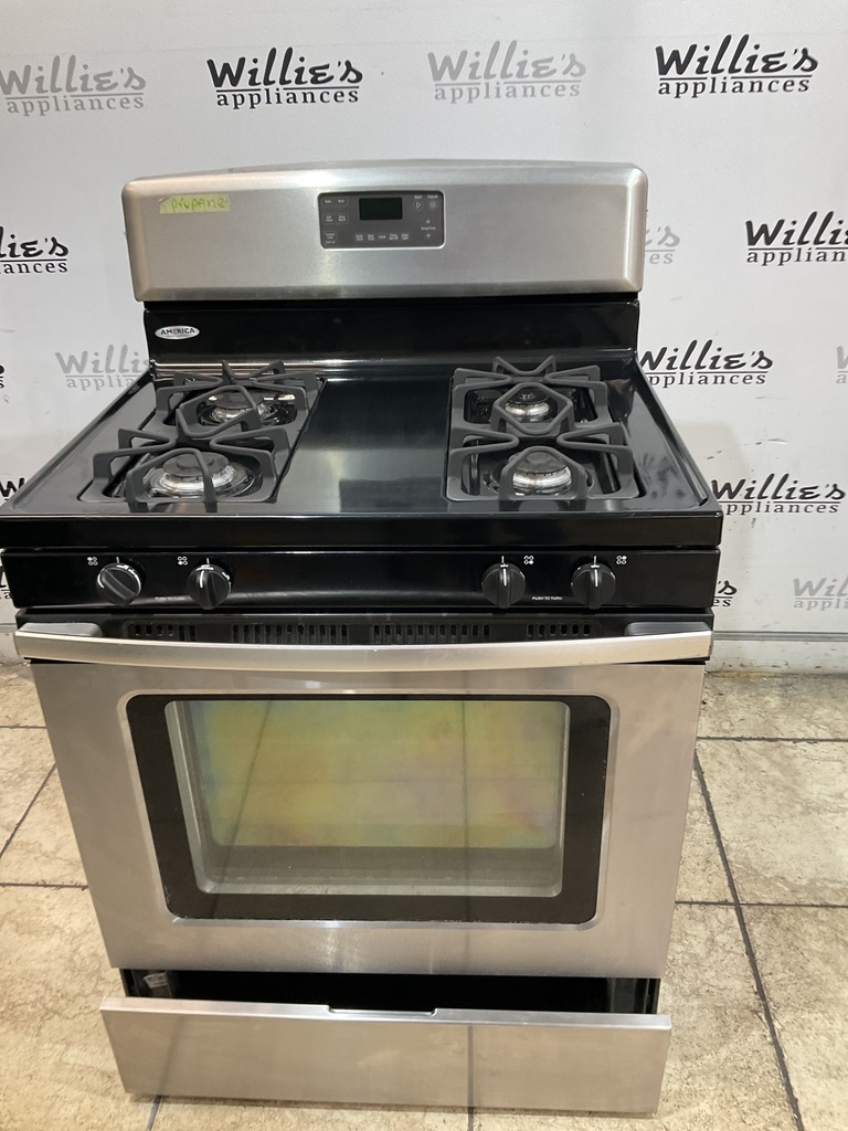 IKEA Used Natural Gas Stove 30inches (Stainless Steel) 