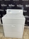 Whirlpool Used Electric Dryer 220volts (30 AMP) 29inches {3 prong} (white)