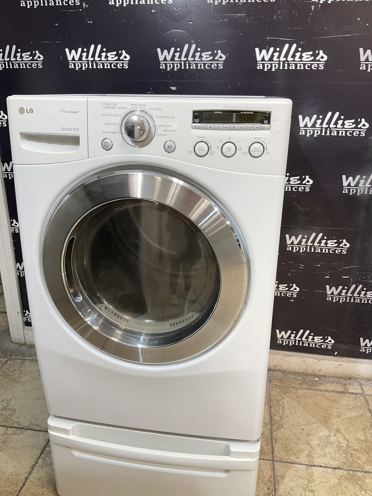 Ge Used Electric Dryer 220volts (30 AMP) 27inches {4 prong} (White) 