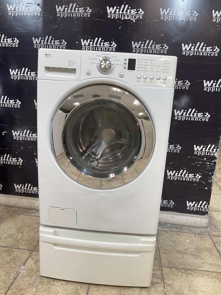 Lg Used Washer front-load 27inches (White) 