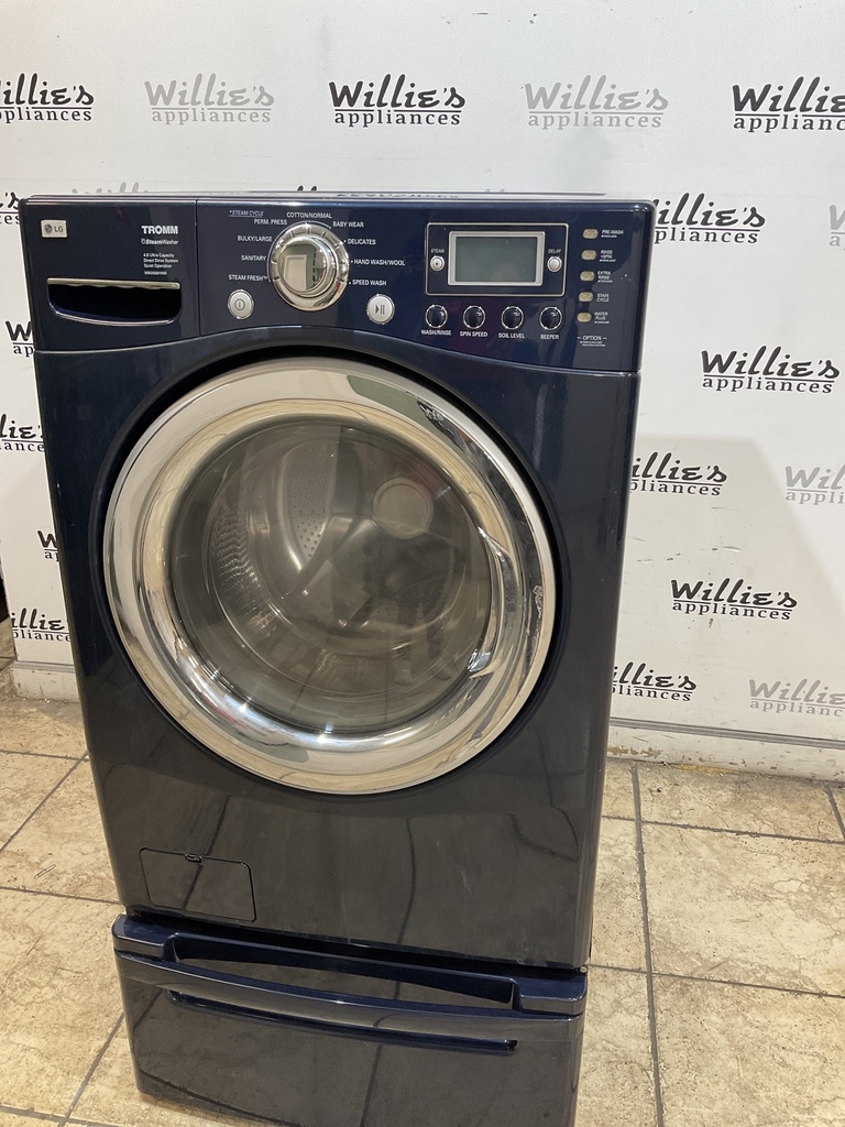 Lg Used Washer Front-load 27inches (Blue) 