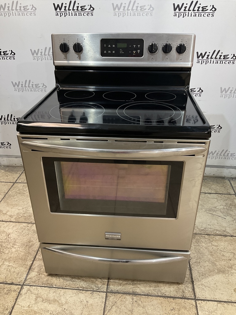 Frigidaire Used Electric Stove 220volts (40/50 AMP) 30inches {no cord} (Stainless steel) 
