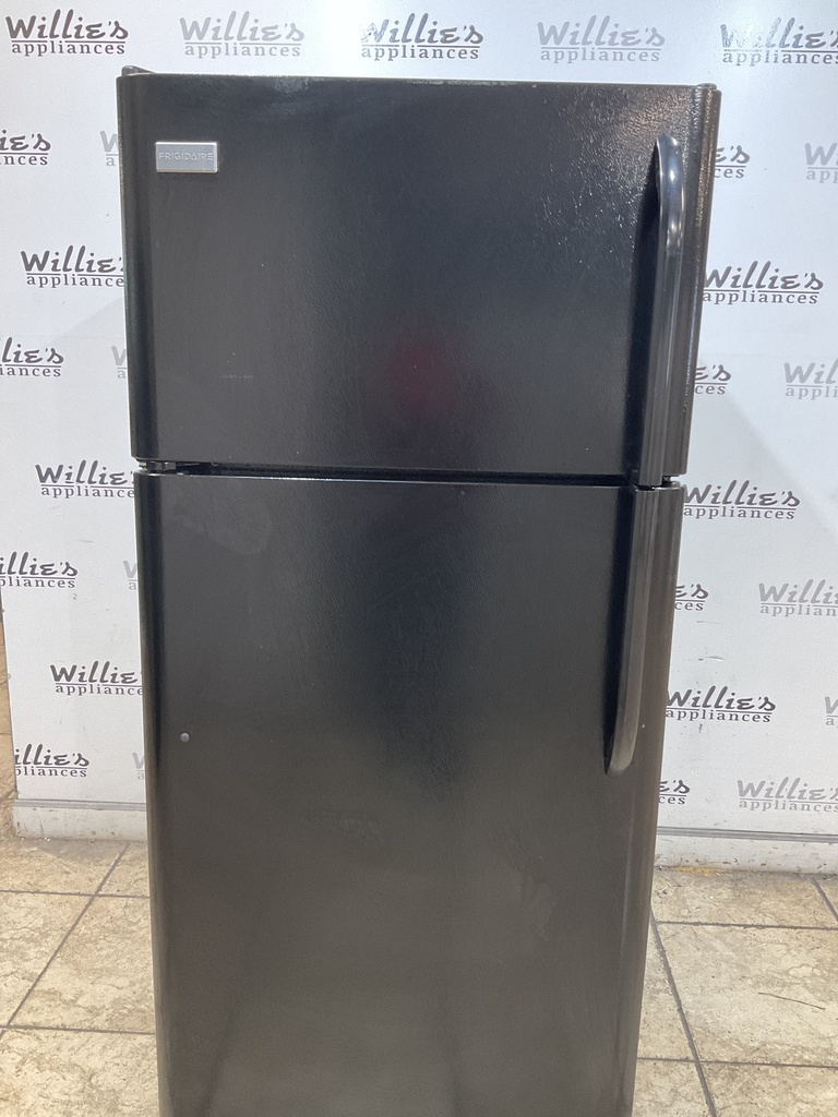 Frigidaire Used Refrigerator Top and Bottom 30x66 (black) 