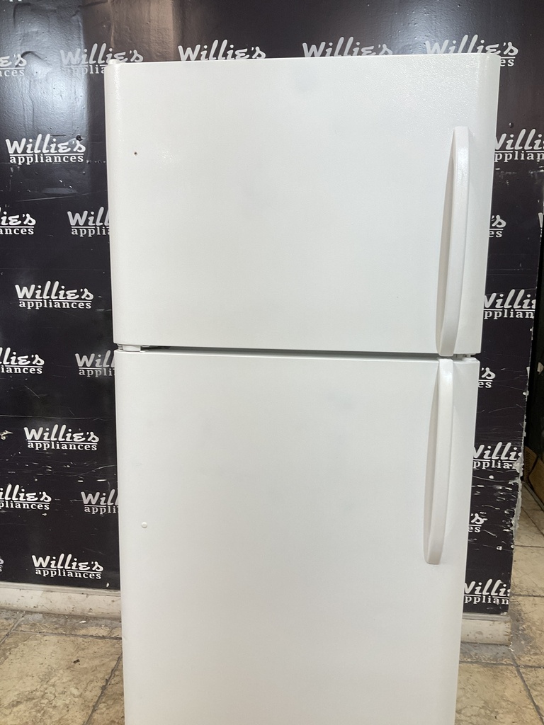 Frigidaire Used Refrigerator Top and Bottom 30x69 (White) 
