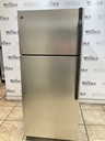 Ge Used Refrigerator Top and Bottom 28x64 1/2” (Stainless Steel)