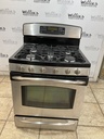 Ge Used Natural Gas Stove Double Oven 30inches (Stainless Steel) 