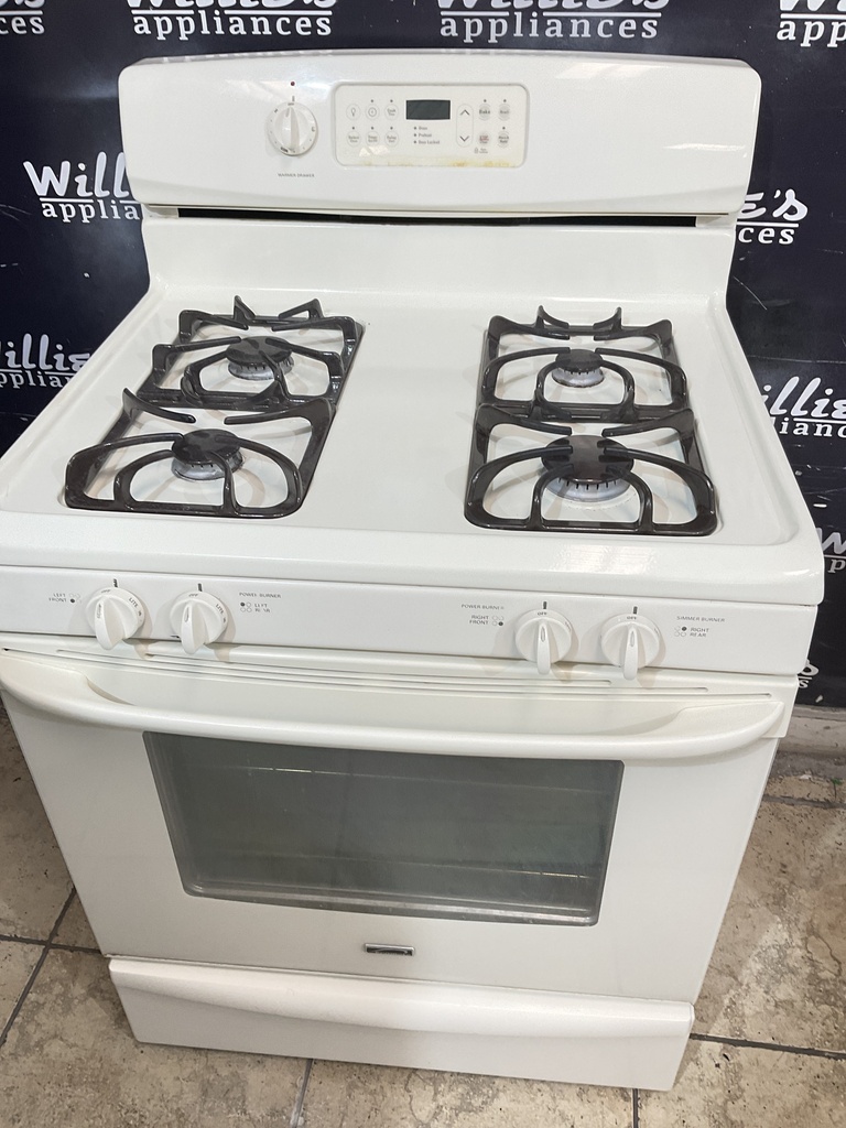 Kenmore Used Natural Gas Stove 30inches (bisque) 