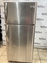 Frigidaire Used Refrigerator Top and Bottom 30x66 (Stainless Steel) 