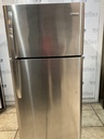 Frigidaire Used Refrigerator Top and Bottom 30x66 (stainless steel) 