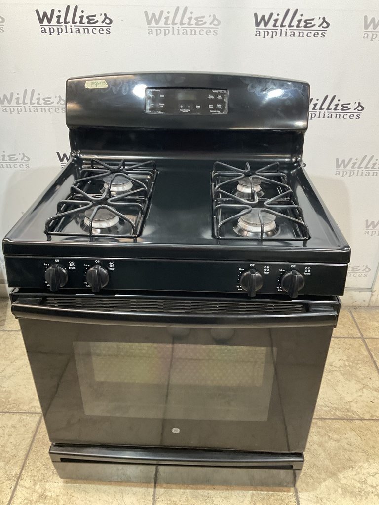 Ge Used Gas Propane Stove 30inches (Black) 