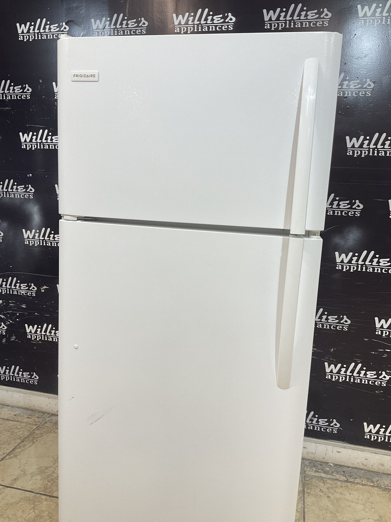 Frigidaire Used Refrigerator Top and Bottom 30x66 (White) 