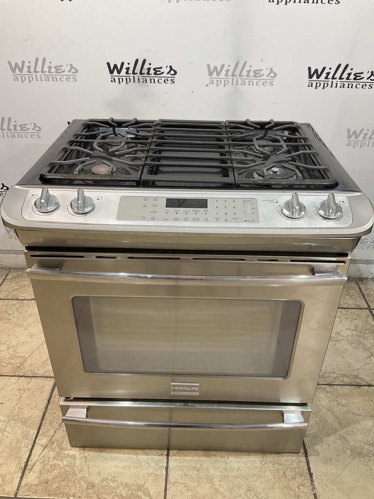 Frigidaire Used Natural Gas Stove 30inches (Stainless Steel) 