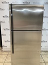 Ge Used Refrigerator Top and Bottom 30x67 (Stainless Steel) 
