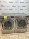Lg Used Electric Set Washer/Dryer Front-load 220volts (30 AMP) 29inches {4 prong} (Grey) 