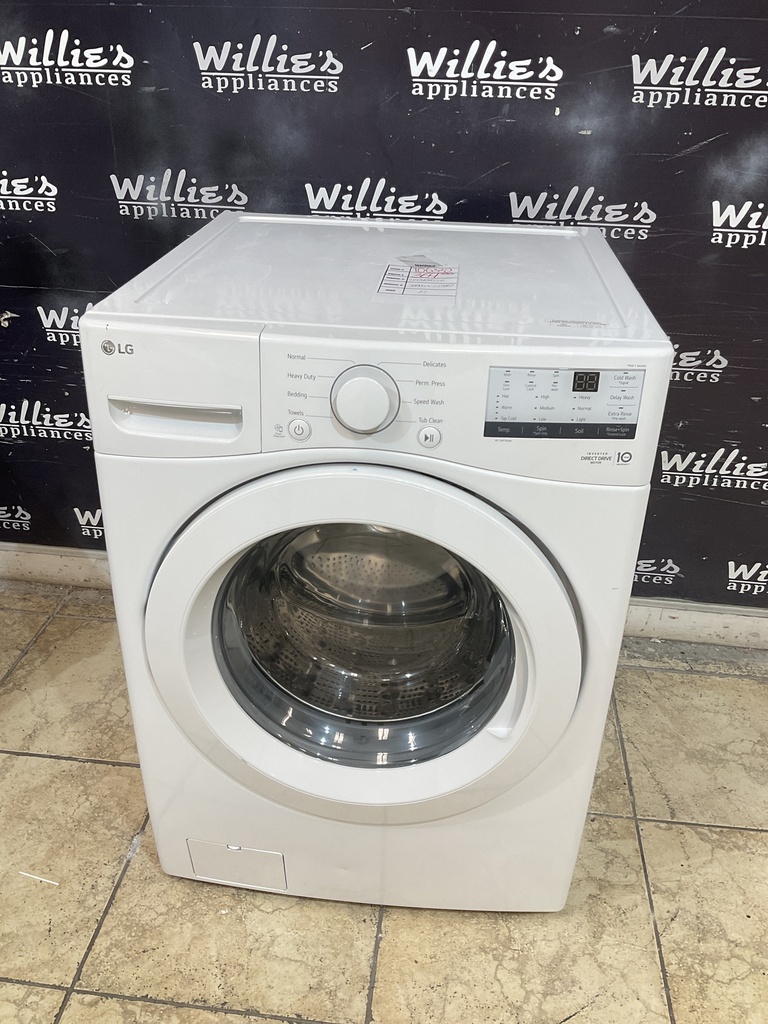 Lg Used Washer front-load 27inches (White) 