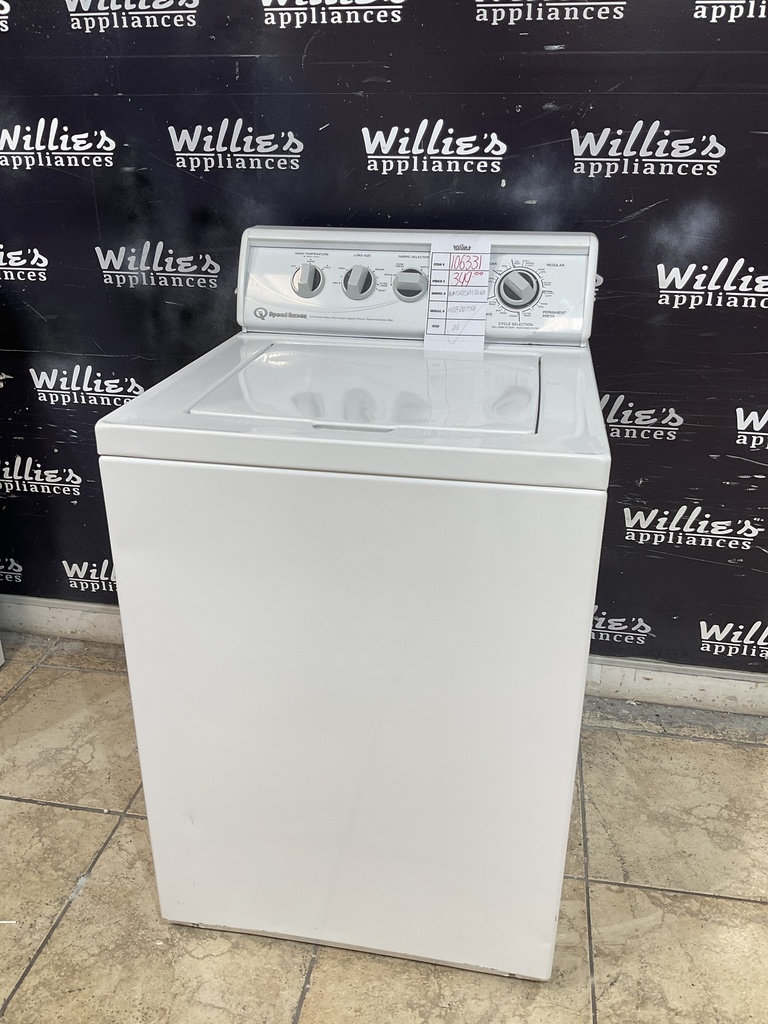 Speed Queen Used Washer Top-load 26inches (White)
