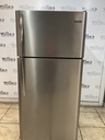 Frigidaire Used Refrigerator Top and Bottom 30x66 1/2” (Stainless Steel) 