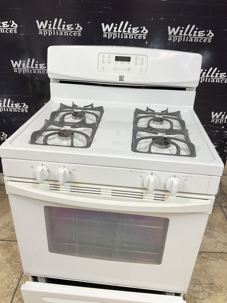 Kenmore Used Natural Gas Stove 30inches (White) 