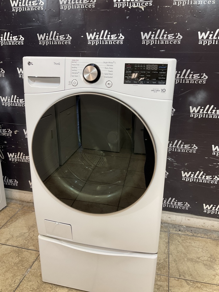 Lg Used Washer Front-load 27inches (white) 