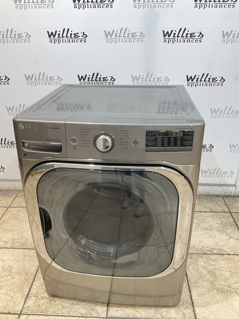 Lg Used Electric Dryer 220volts (30 AMP) 29inches {4 prong} (Grey)