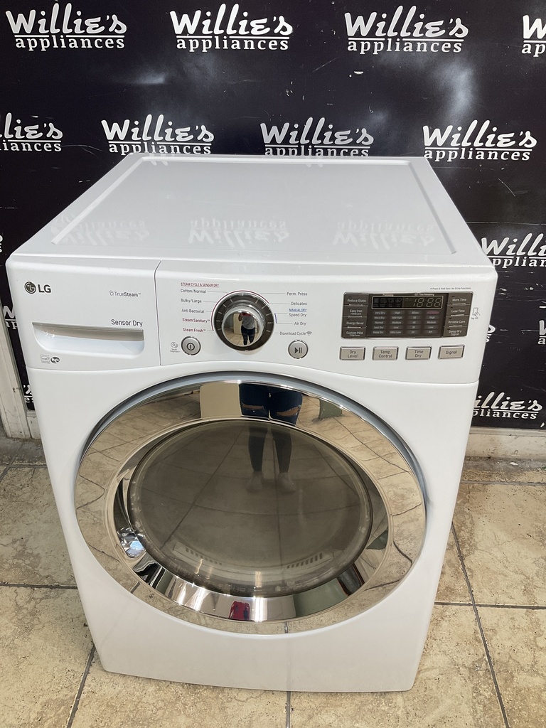 Lg Used Electric Dryer 220volts (30 AMP) 27inches {3 prong} (White)