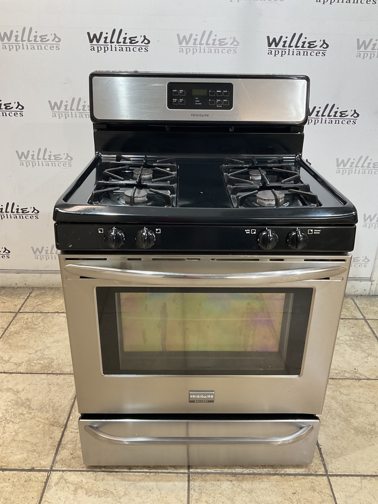 Frigidaire Used Natural Gas Stove 30inches  (Stainless Steel) 