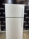 Ge Used Refrigerator Top and Bottom 28x61 1/2” (White) 