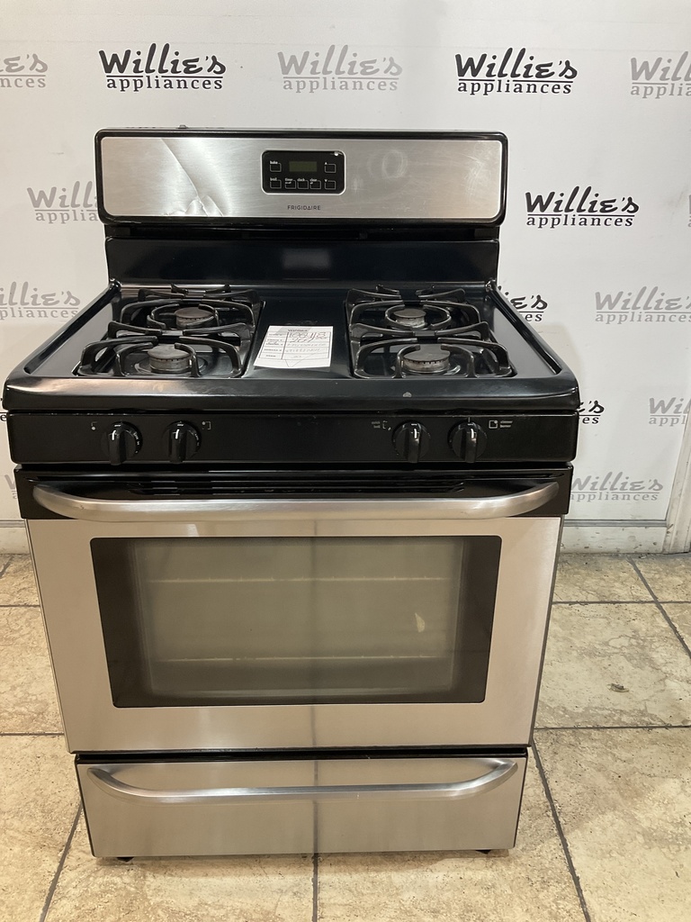 Frigidaire Used Natural Gas Stove 30inches (Stainless Steel) 
