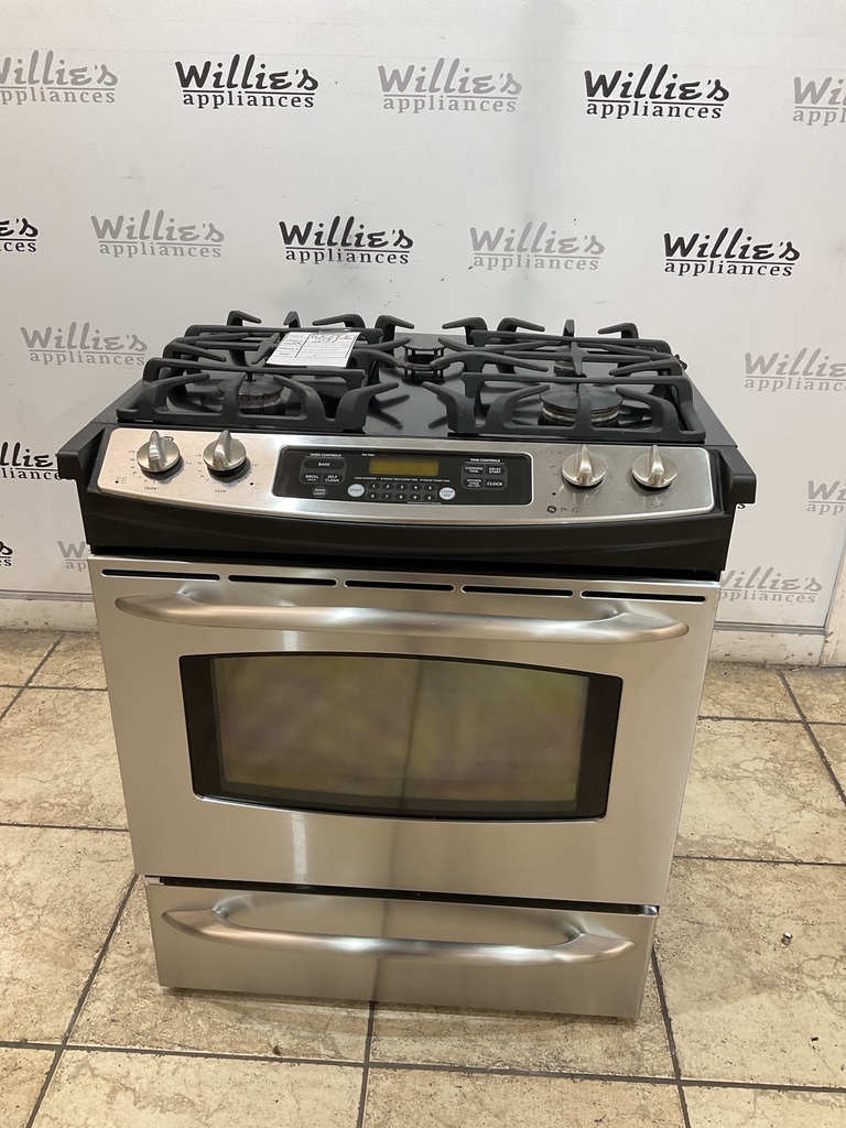 Ge Used Natural Gas Stove 30inches (stainless steel) 