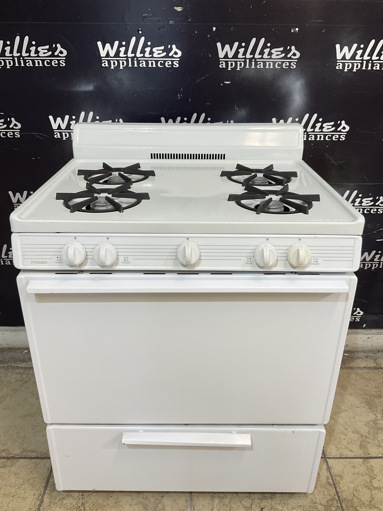 Premier Used Natural Gas Stove 30inches (white) 