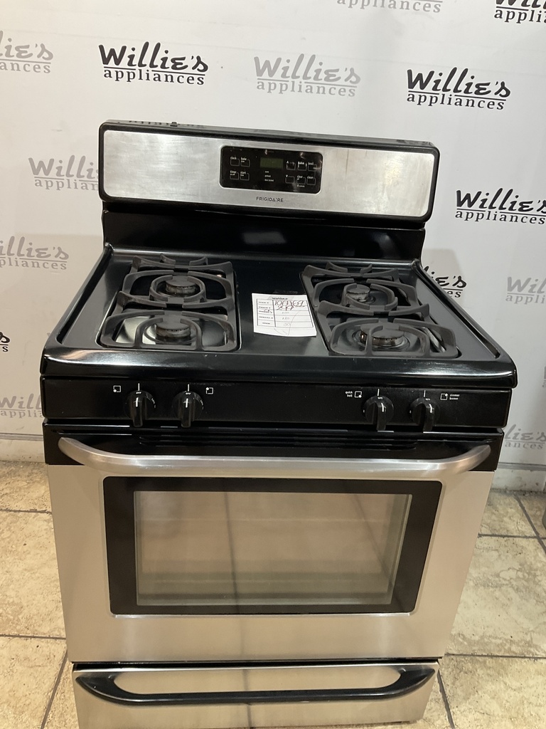 Frigidaire Used Natural Gas Stove 30inches (Stainless Steel) 