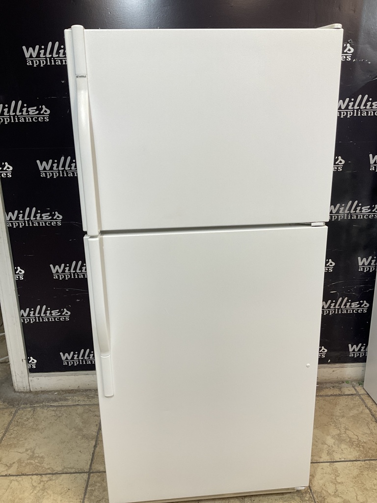 Kenmore Used Refrigerator Top and Bottom 30x66 (White)