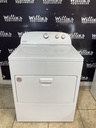 Whirlpool Used Electric Dryer 220volts (30 AMP) 29inches {3 prong} (White) 