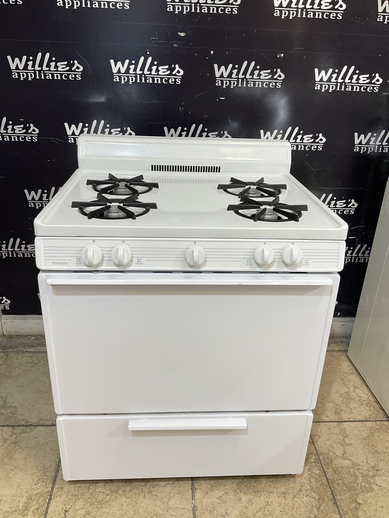 Premier Used Natural Gas Stove 30inches (white)