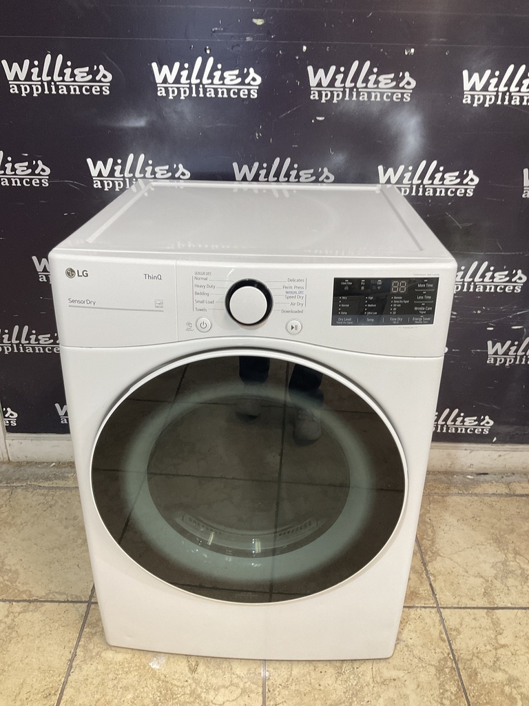 Lg Used Electric Dryer 220volts (30 AMP) 27inches {4 prong} (White) 