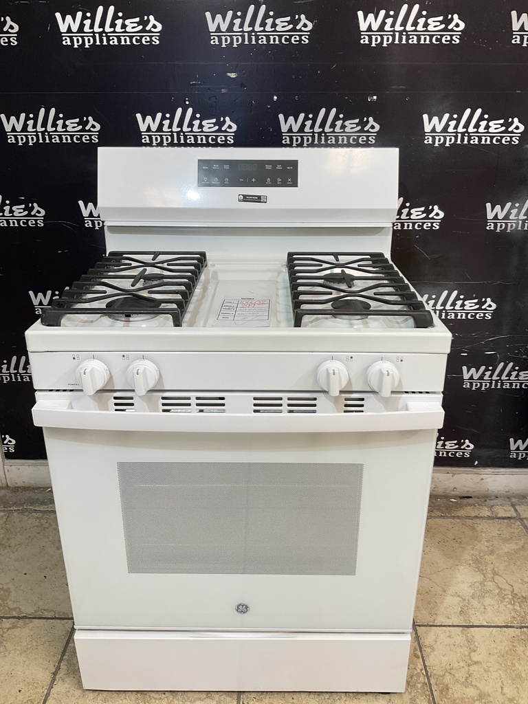 Ge Used Natural Gas Stove 30inches (White)