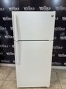 Ge Used Refrigerator Top and Bottom 28x61 1/2” (White) 