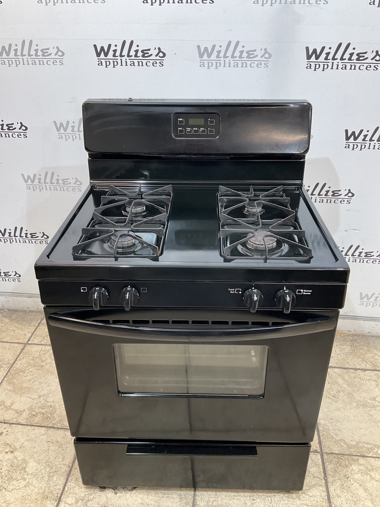 Frigidaire Used Natural Gas Stove 30inches (Black) 