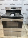 Amana Used Electric Stove 220volts (40/50 AMP) 30inches {no cord} (Stainless steel) 