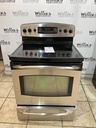 Ge Used Electric Stove 220volts (40/50 AMP) 30inches {no cord} (Stainless steel) 