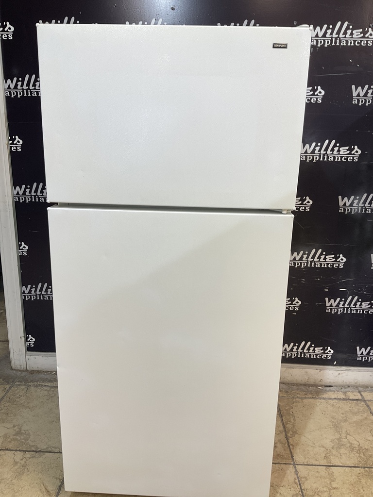 Hotpoint Used Refrigerator Top and Bottom 28x62 (Bisque) 