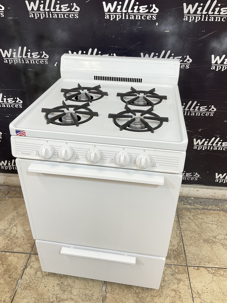 Premier Used Natural Gas Stove 24inches (white) 