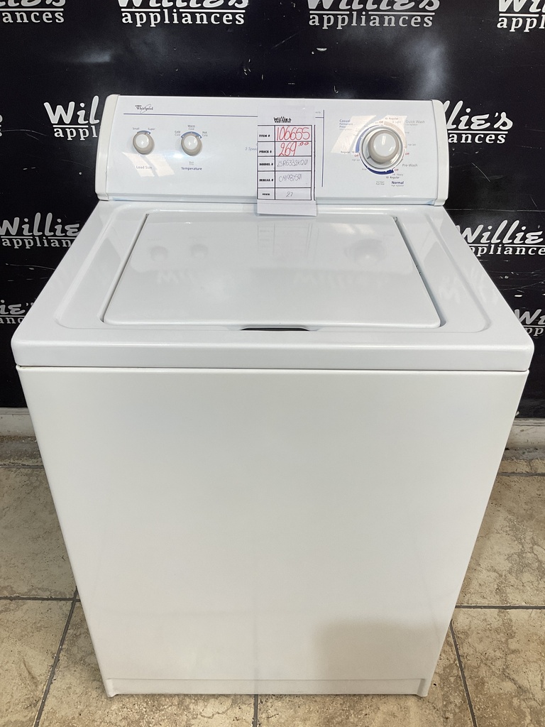 Whirlpool Used Washer Top-load 27inches (White) 
