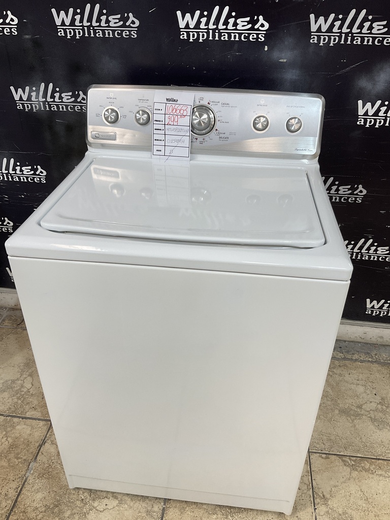 Maytag Used Washer Top-load 27inches (White) 