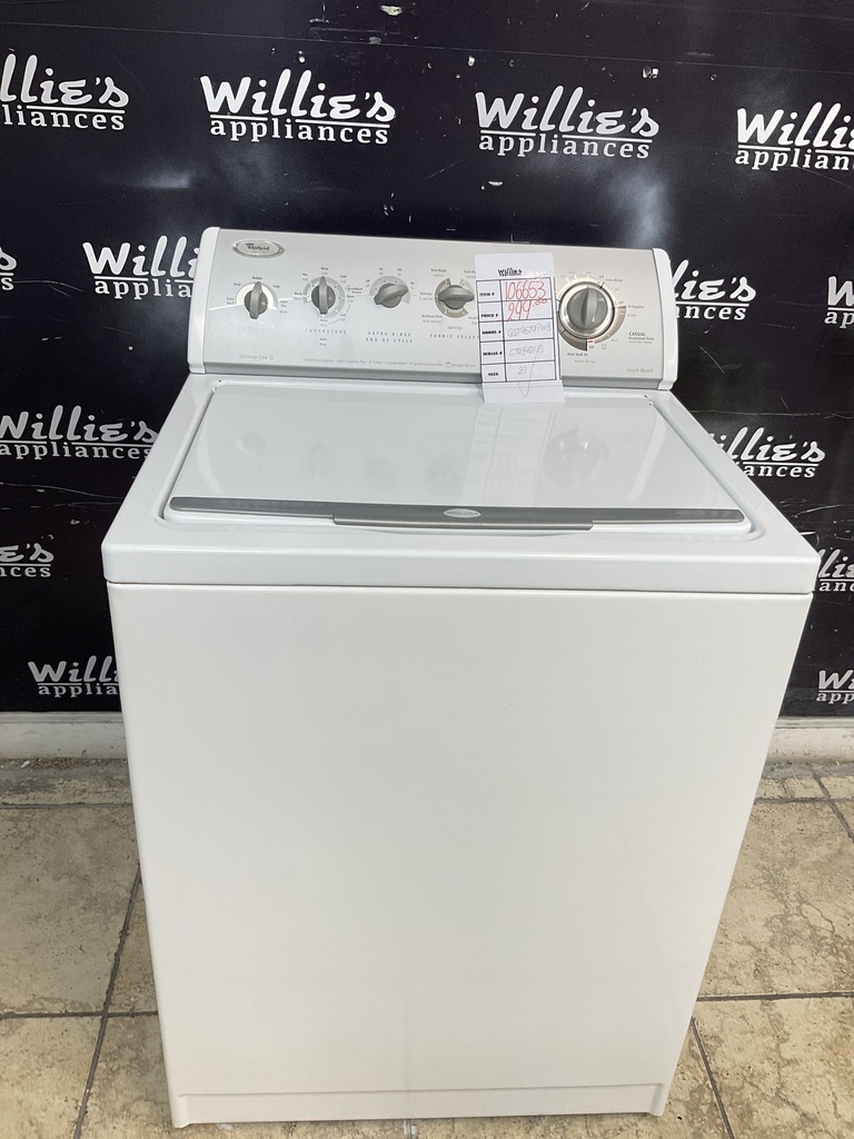 Whirlpool Used Washer Top-load 27inches (White) 